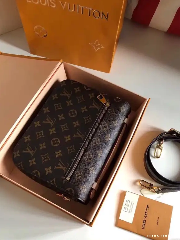 Official oldcobbler Louis M40780 Vuitton Metis Messenger Monogram Pochette 0706